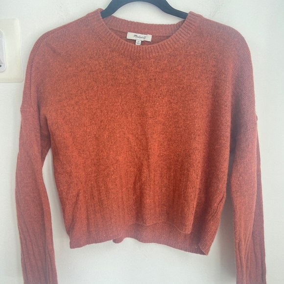Womens Madewell Ayres Wide Sleeve Wool Blend Pullover Sweater - Size XS - Picture 2 of 5